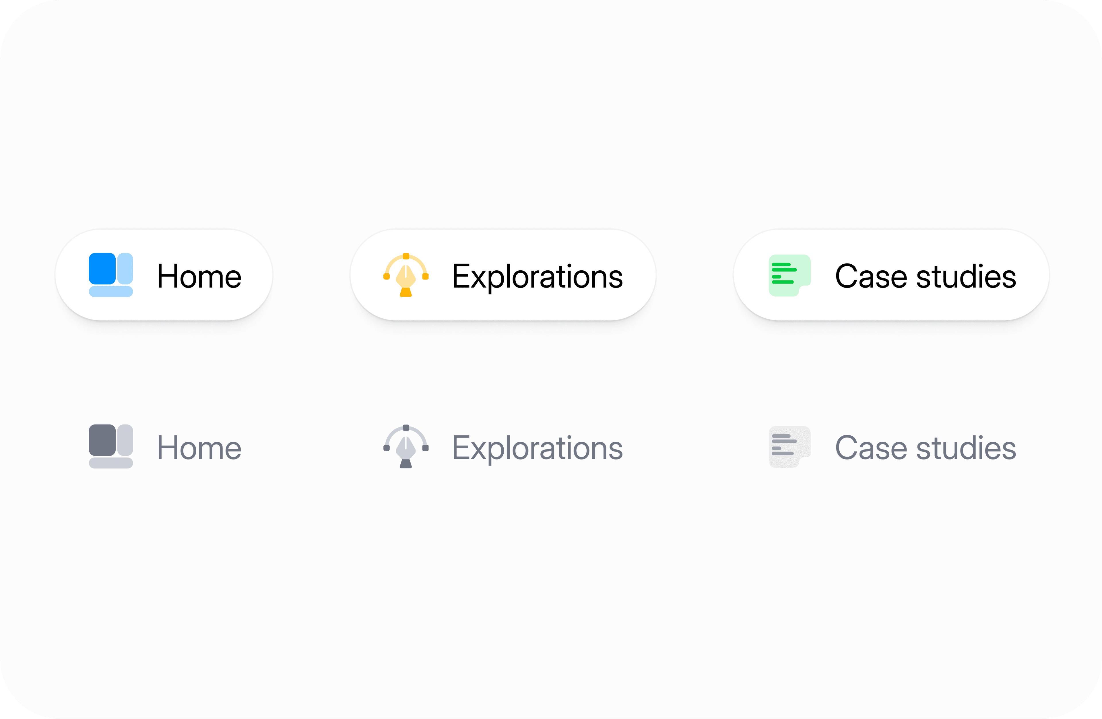 Tab - icons